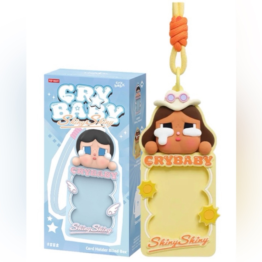 POPMART CRYBABY CARD HOLDER - SHINY cowboy
